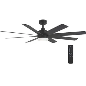 PARTS ONLY Celene 62 In. LED Matte Black Ceiling Fan Replacement Parts - Picture 1 of 14