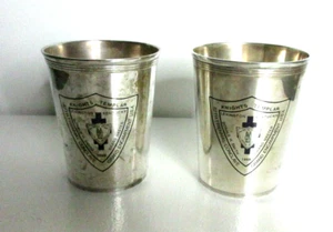 1988 MASONS KNIGHTS TEMPLAR 57TH TRIENNIAL CONCLAVE GRAND ENCAMPMENT JULEP CUPS - Picture 1 of 7