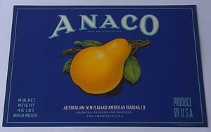 Anaco Crate Label - Picture 1 of 1