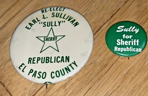 2 - Old RE-ELECT EARL SULLIVAN, SHERIFF, El Paso County Colorado - Picture 1 of 7