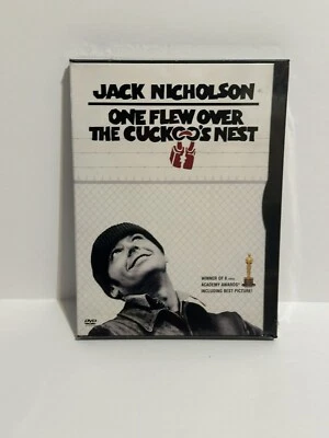 ONE FLEW OVER THE CUCKOO'S NEST 1975  DVD Movie Jack Nicholson BRAND NEW - Image 1 of 2