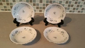 Johann Haviland Bavaria Germany Blue Garland Fine China 4er Set Beerenschalen - Bild 1 von 8