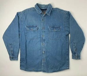 Chaqueta vaquera Levi Strauss forrada de lana azul para hombre grande - Imagen 1 de 9