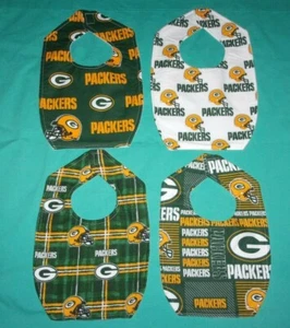 .NUEVO BABERO INFANTIL HECHO A MANO GREEN BAY PACKERS CASCO DE FÚTBOL LOGOTIPO/DESCUENTOS DE ENVÍO - Imagen 1 de 5