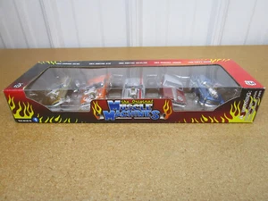 MUSCLE MACHINES 1/64 5 PACK set 1969 Camaro GTO Cougar diecast car 2007 Series 1 - Picture 1 of 6