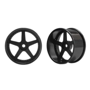 Ruedas de deriva Racing Performer de 5 radios (12 mm hexagonal) (negro) (desplazamiento de 8 mm) - Imagen 1 de 1