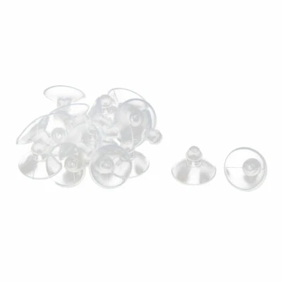 Rubber Anti-Collision Desk Glass Sucker Hanger Pads Suction Cups 18mm Dia 20pcs - Image 1 of 4
