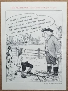 The Revisionist: The Cherry-Tree Caper Cartoon de Michael Ramus - Imagen 1 de 1
