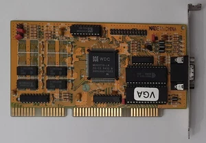 Northman Technologies PTV-WD3XSM-2 ISA Grafikkarte (WD90C30, 512KB, retro, 1993) - Afbeelding 1 van 4