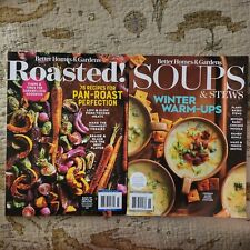SOUPS & STEWS ~ ROASTED ~ Better Homes & Garden Magazine 2023 ~ LOT OF 2