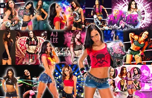 AJ Lee (WWE) Poster collage - Foto 1 di 3