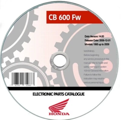 Manual De Taller Honda Hornet CB 600 FW (1998-2003) En Italiano En CD - Imagen 1 de 4