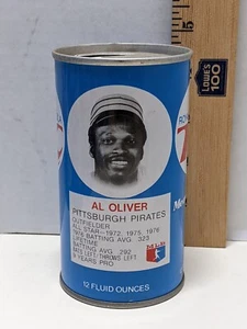 Vintage 70's Royal Crown RC Cola MLB Al Oliver Baseball Can - Picture 1 of 2
