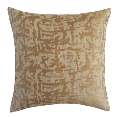 Linen Puzzle Pattern Cream/Beige Decorative/Throw Pillow Case/Cushion Cover - Image 1 of 4