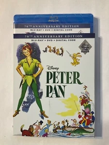 Peter Pan - (70th Anniversary Blu-ray DVD) DMC Exclusive w/ slipcover - Imagen 1 de 3