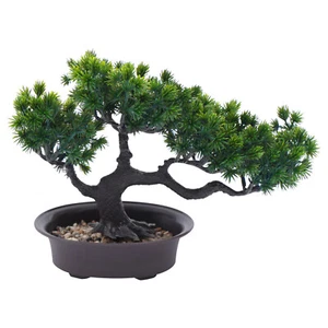Künstliche Pflanzen Dekor Bonsai Baum Topfpflanzen Kunstpflanzen Im Topf Pflanze - Bild 1 von 14