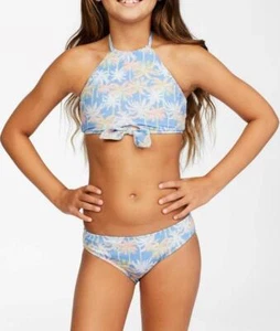 SZ 12 Billabong Girls Two PieceTankini Talk to the Palm Swimsuit NWT - Picture 1 of 2