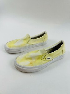 yellow van slip ons