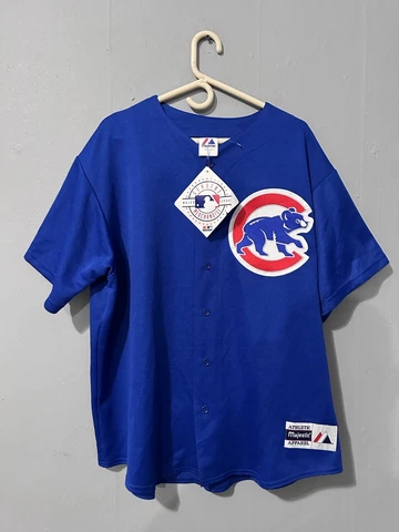 Vintage Majestic Made in USA MLB Chicago Cubs Jersey Rare VTG Size XL Cover