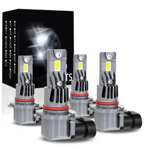 For Chevy Colorado GMC Canyon 2004-2012 LED Headlight Bulb High Low Beam Kit 4x