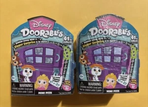 Lot of 2 Disney Doorables  Mini Peek Pack Figures Blind Surprise Sealed - Picture 1 of 3