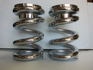 Lowrider Hydraulics 2 ton coil springs precut, flat, & coilover, all chrome kit - Picture 1 of 7
