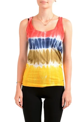 Camiseta sin mangas para mujer Dsquared2 multicolor de lino US XS IT 38 Foto 1 de 4