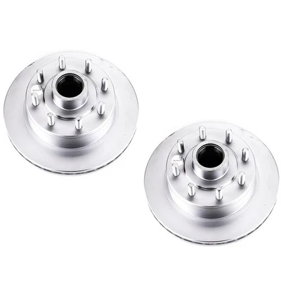 SET-P15AR8546EVC-2 discos de freno Powerstop juego de 2 ruedas delantero 4 ruedas ABS para Ford Foto 1 de 3