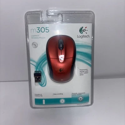 Logitech M325 (910-002651) Wireless Mouse - Red - Image 1 of 4