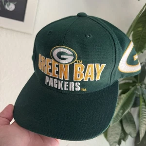 Vintage NFL Green Bay Packers Drew Pearson Titletown USA Snapback Mütze + Pin - Bild 1 von 10