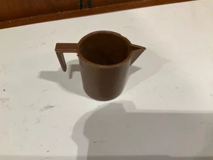 CAFFETTIERA VINTAGE ANNI 60 BIG JIM, GI JOE, ACTION MAN RICAMBIO MARRONE CAMP - Foto 1 di 3