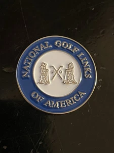 Rare National Golf Links Of America 1" Coin Style Golf Marker - Southampton, NY - Picture 1 of 1