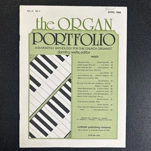 The Organ Portfolio (April 1988) ed Dorothy Wells 13 Organ Solos [clean copy] - Picture 1 of 7