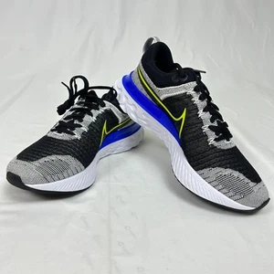 US Men's 10 Nike React Infinity Run Flyknit 2 Racer Blue Cyber CT2357100 New Box - Picture 1 of 8