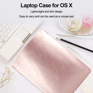 Laptop Sleeve Microfiber Leather DoubleLayer Protective Liner Bag For OS X Pr CB - Afbeelding 1 van 22