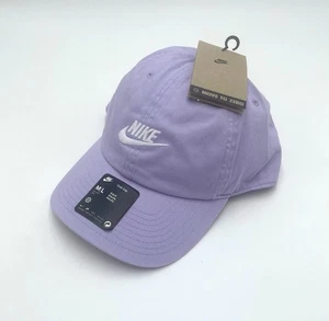 Nike Club Hat Unstructured Futura Wash Cap Retro Violet Adjustable Mens M/L New - Picture 1 of 18