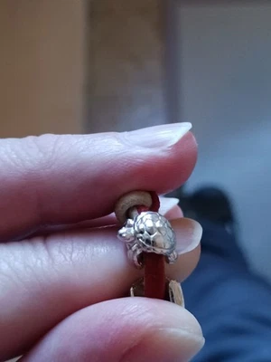 Dije de tortuga marina de platino macizo puro Mene 24k con certificado de autenticidad Foto 1 de 4