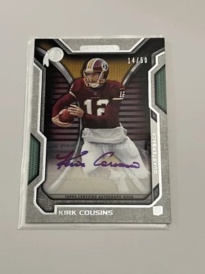 2012 Topps Strata - Rookie Autographs Kirk Cousins #RA-KC /50 (AU, RC) - Image 1 of 4