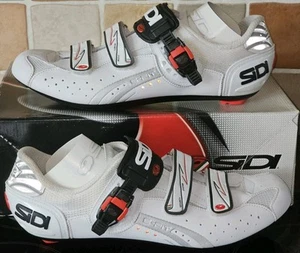 SIDI GENIUS 5 BUTY ROWEROWE MĘSKIE EURO 47 US 12 BIAŁE DOSKONAŁY STAN UŻYWANY - Zdjęcie 1 z 7