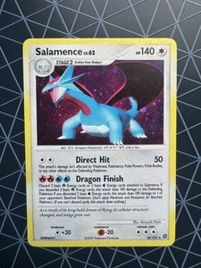 Pokemon HOLO BLEED🩸SALAMENCE 18/132 VERY RARE MIT SWIRL 💫 Secret Wonders 2007 - Bild 1 von 9