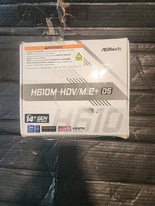 ASRock H610M-HDV/M.2+ D5 scheda madre - Intel LGA1700 H610 - Foto 1 di 4
