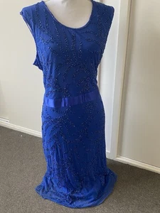 Eve Hunter dress ladies formal special occasion wedding beaded size 20 - Picture 1 of 12