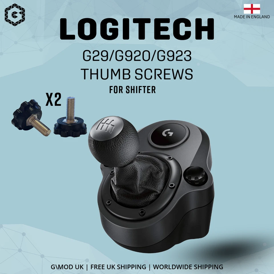 Logitech G29 G920 G923 Mounting Bolt Kit Hard Mount for Shifter - Sim Racing Mod - Image 1 of 1