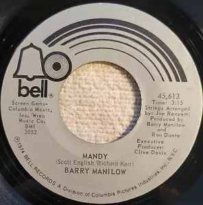 Barry Manilow "Mandy / Something's Comin' Up" VG+ - Picture 1 of 3