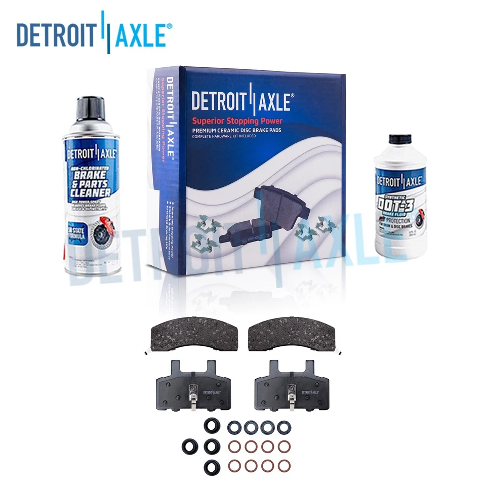 Pastillas de freno delanteras de cerámica para GMC C1500 C2500 K1500 Suburban Savana 3500 Yukon Foto 1 de 4