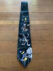 Official Looney Tunes Silk Tie Taz Bugs Bunny Daffy Duck Orchestra Theme