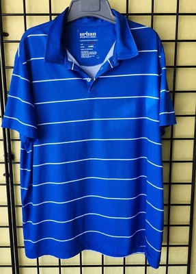 Urban Pipeline Men's Blue & White Striped Short Sleeve Shirt Size XXL - Image 1 of 4