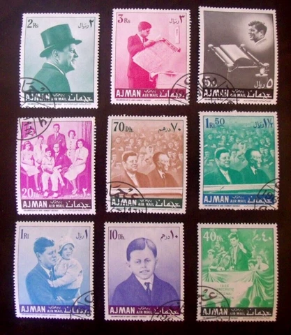 1967 Ajman  Stamps  Lot#D49  President Kennedy Cover