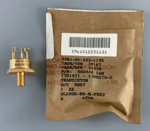 NORTHROP GRUMMAN SES448 TRANSISTOR 1300176-2 DC: 9007 NSN:  5961-01-223-1135 - Picture 1 of 5