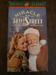 Miracle on 34th Street (VHS, 1993, Colorized) - Imagen 1 de 3